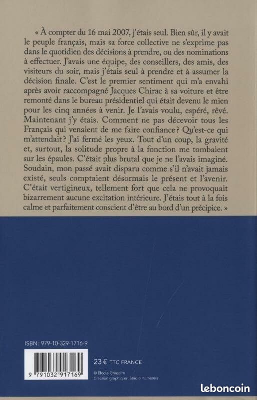 Nicolas Sarkozy - Le Temps des tempêtes, tome 1 (grand format) (image 2)