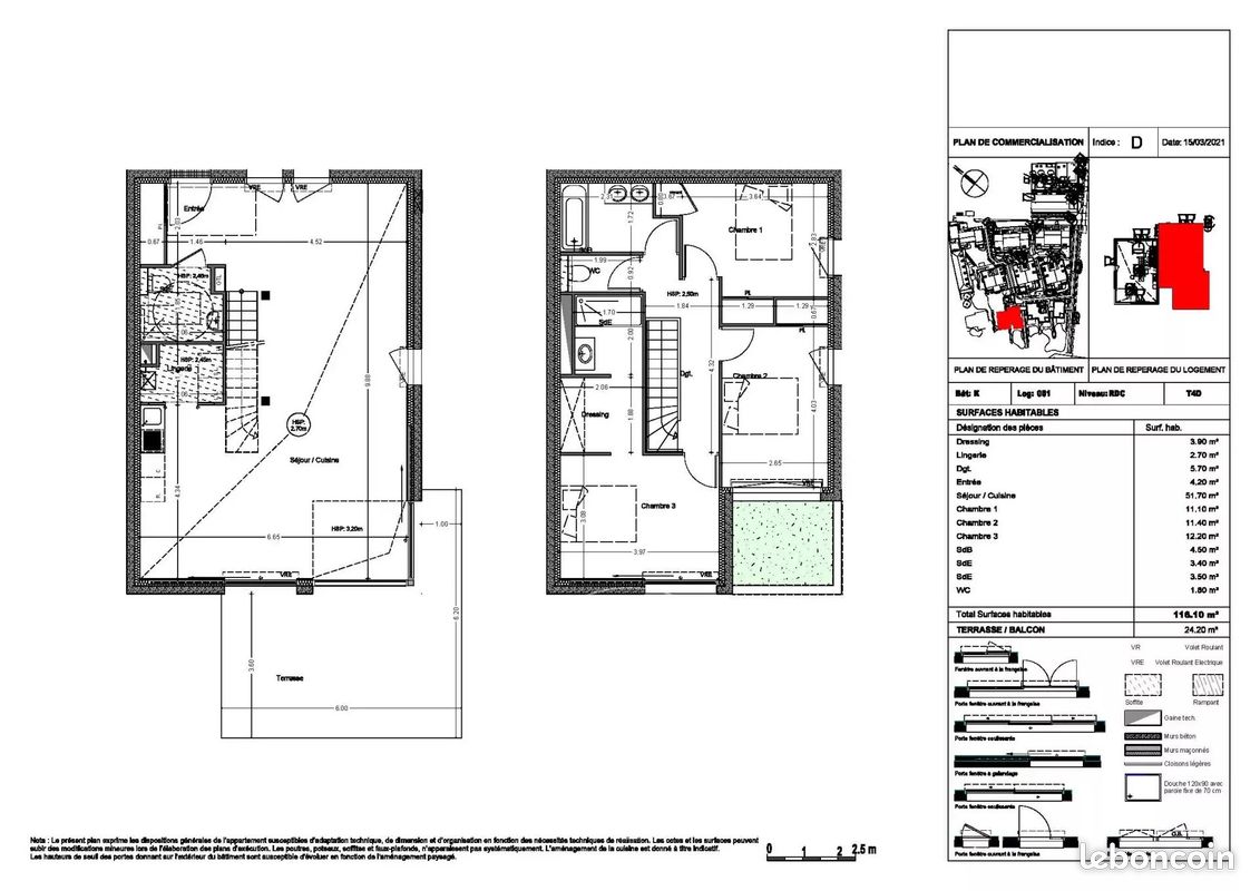 Maison 4 pièces 116 m² — 1