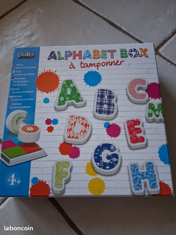 Alphabet box à tamponner (image 1)