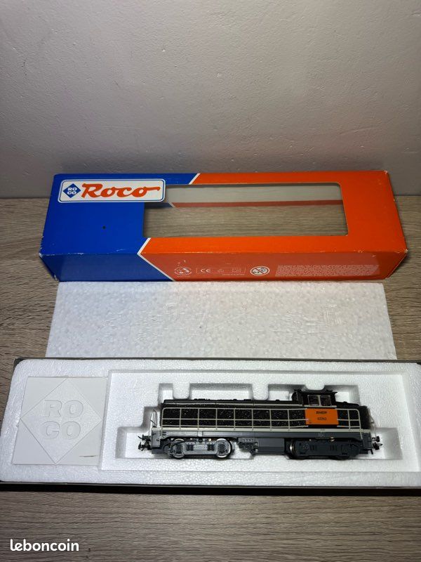 Roco : Loco Bb 63000 Sncf, Boite Et Notice Ech Ho Ref : 43467