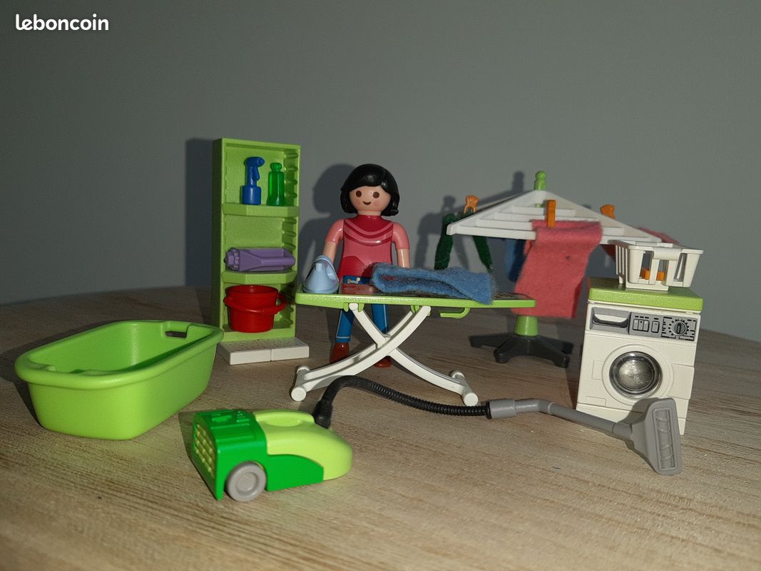 Playmobils maison buanderie Jeux Jouets