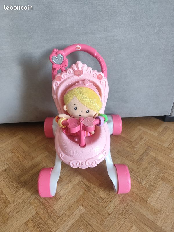 Poussette de princesse pour poupée – Fisher-Price – (image 1)