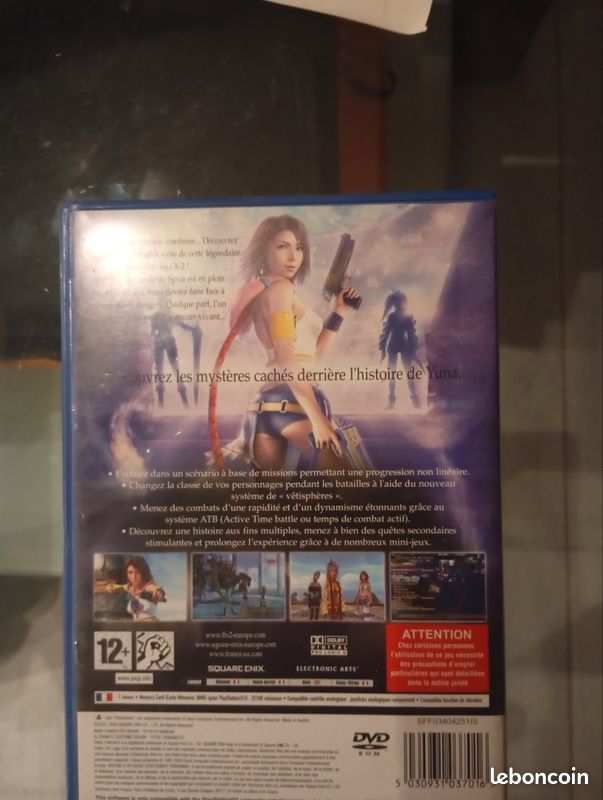 Final Fantasy X-2 Pour PS2 - Version PAL Française - Bon état - Complet Avec Boîtier Et Manuel