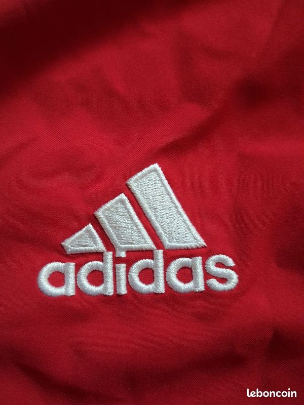 Veste de survêtement Adidas Aeroready Rouge & Blanc 2021 Streetwear Taille L (image 2)