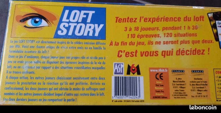 ZB490 Tilsit Jeu vintage 2010602.F Loft Story le jeu M6 ASP | eBay