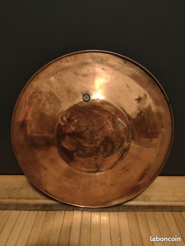 Assiette décorative cuivre vintage - Turquie (image 2)
