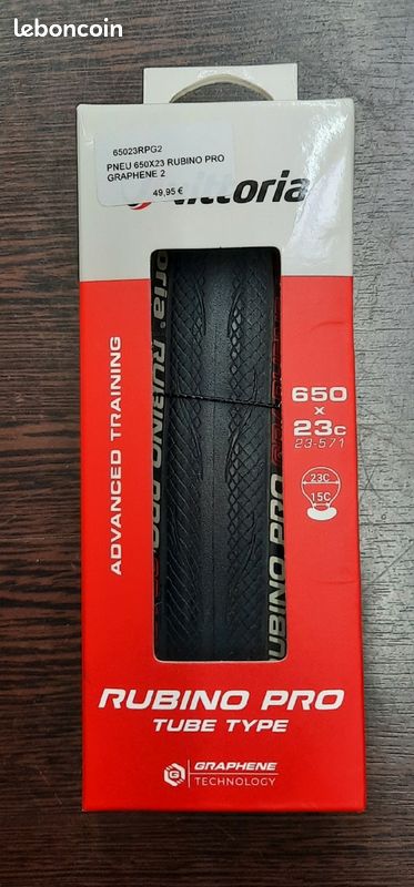 Rubino Pro Pneu Velo Route 650x23c Vittoria Rubino Pro Road Bike