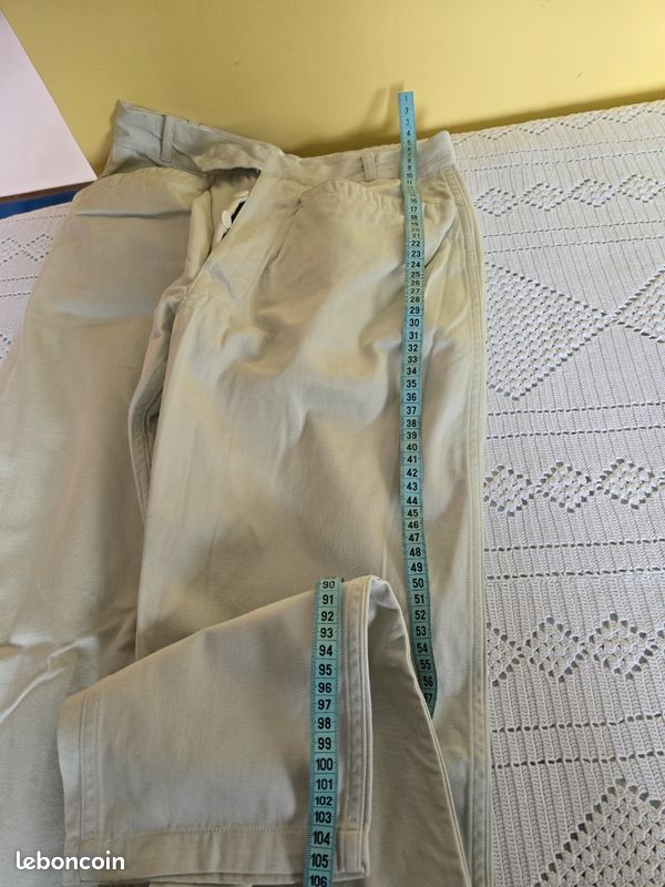 Pantalon beige clair (image 4)