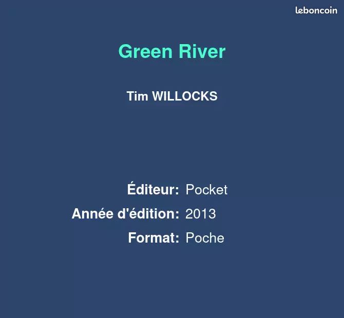 Green River - Tim WILLOCKS et Pierre GRANDJOUAN (image 2)