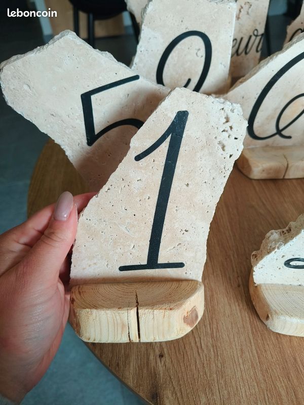 Numéro de table mariage (image 1)