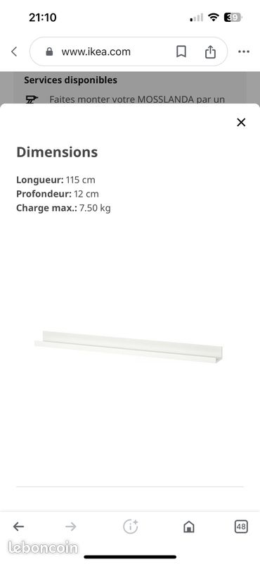 Étagère Mosslanda IKEA (image 2)