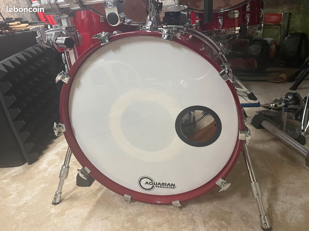 Batterie acoustique Yamaha Absolute Hybrid Red Autumn 2018 (image 9)