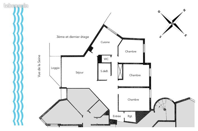 Appartement 4 pièces 82 m²