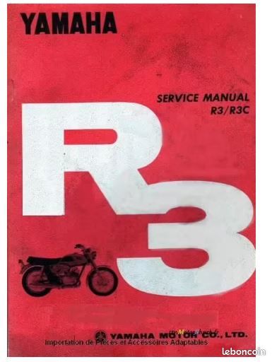 Yamaha Service Manual R3/R3c Manuel Technique Yamaha R3/R3c