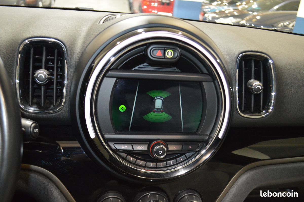 MINI COUNTRYMAN II (F60) COOPER D ALL4 RED HOT CHILI 150 BVA8-48.800km-Toit Ouvrant-GPS CarPlay-Sièges Chauffants-Cuir Intégral Blanc-Jantes 19"-Historique Limpide Mini-Etat Rare-Garantie 12 Mois (image 11)