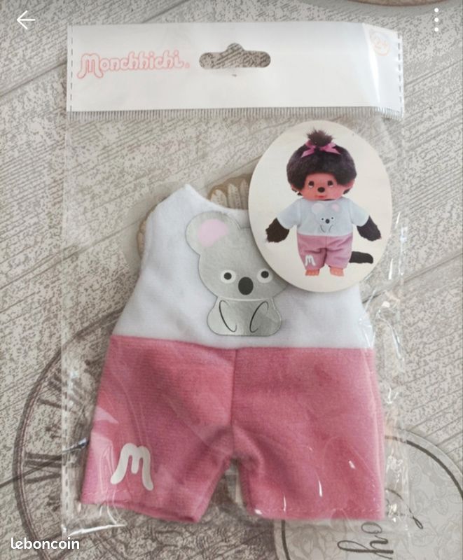 Combinaison peluche kiki monchhichi (image 1)