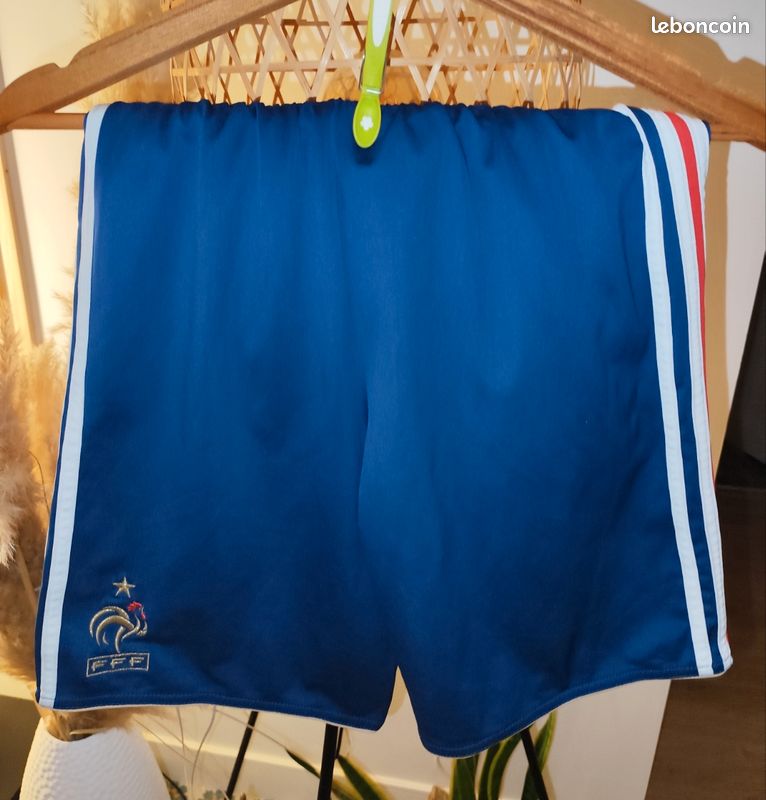 Short De Football Domicile Équipe De France 2010-2011 – Enfant – Adidas – Neuf