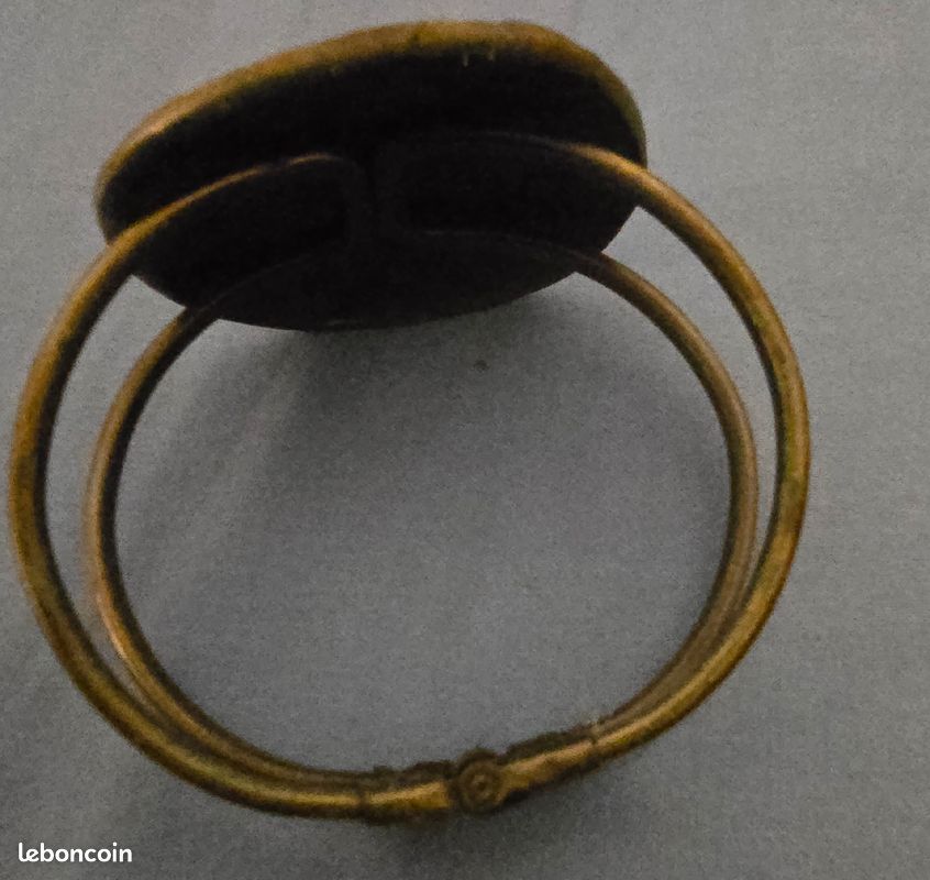 Bracelet rigide vieil or (image 2)