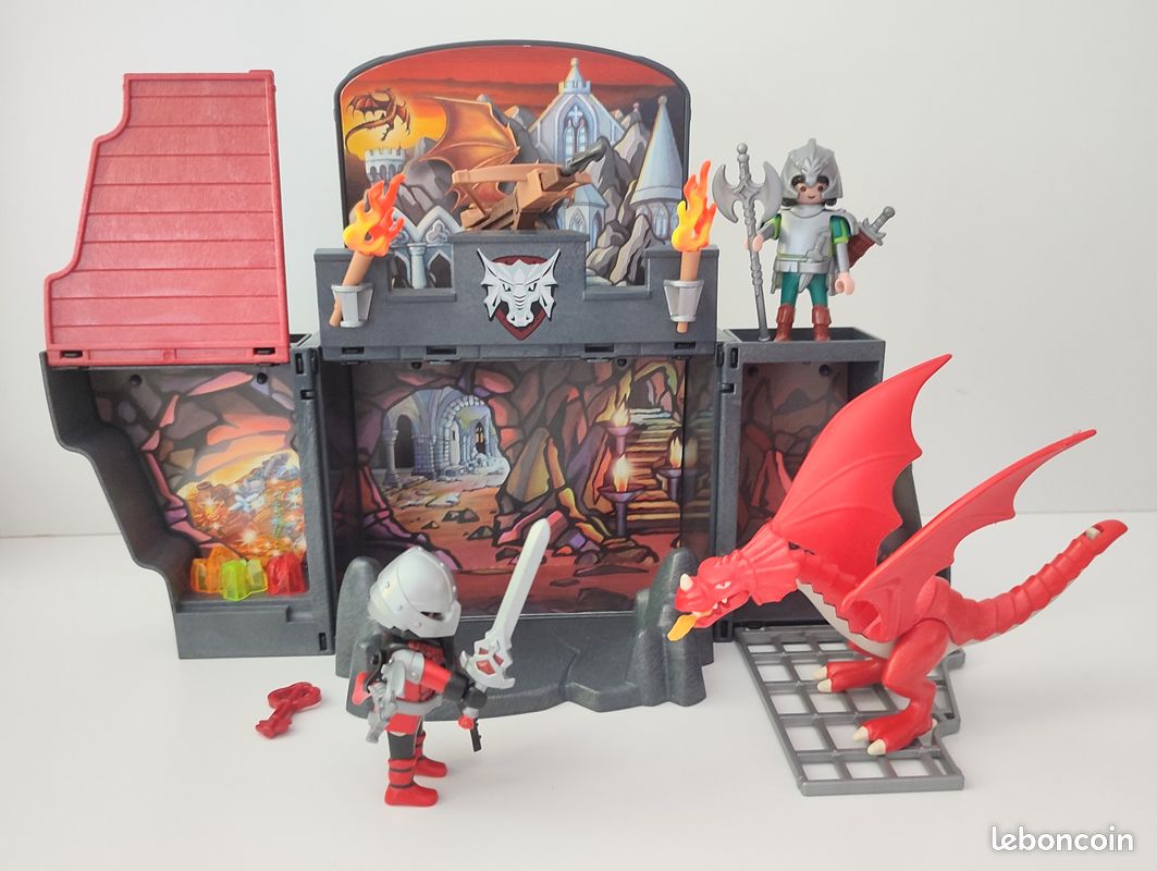 Playmobil Chevaliers - Set 5420 - Coffre Chevaliers dragons (image 1)