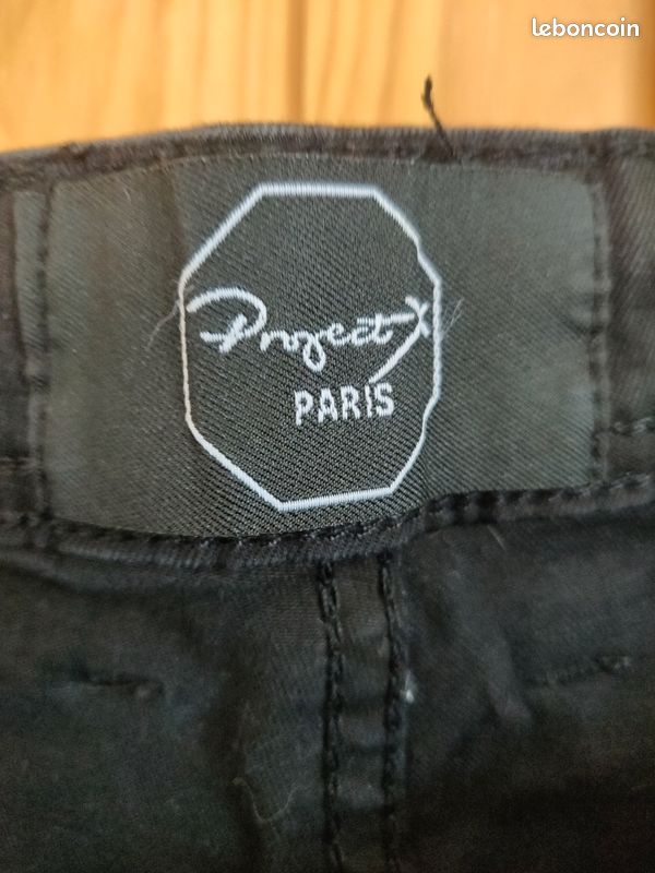 Jeans noir stretch Project x (image 1)