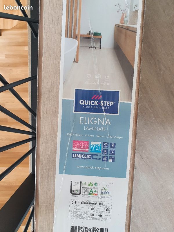 Parquet stratifié quick-step 8.4 m2 (image 2)