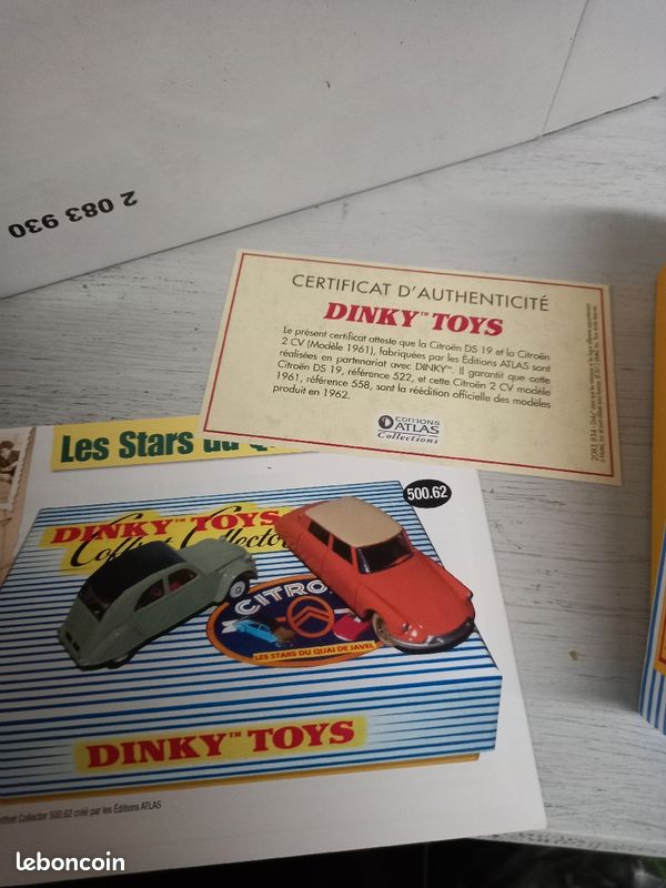 Dinky coffret 2cv ds (image 4)