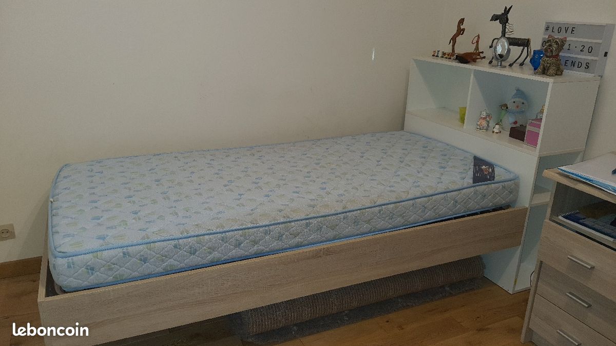 Lit 190×90 avec rangement (image 3)