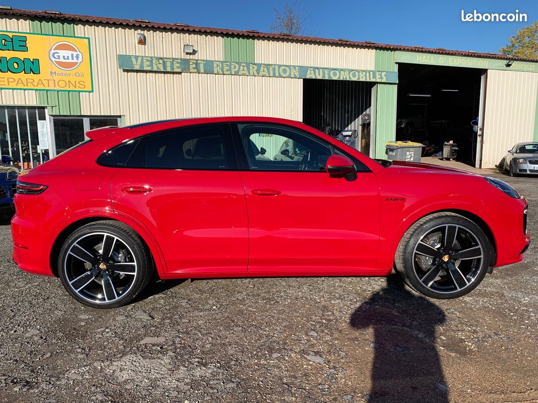 Porsche cayenne coupe e-hybrid 5pl 462 cv aerokit sportdesign francais limpide échange reprise possible (image 3)