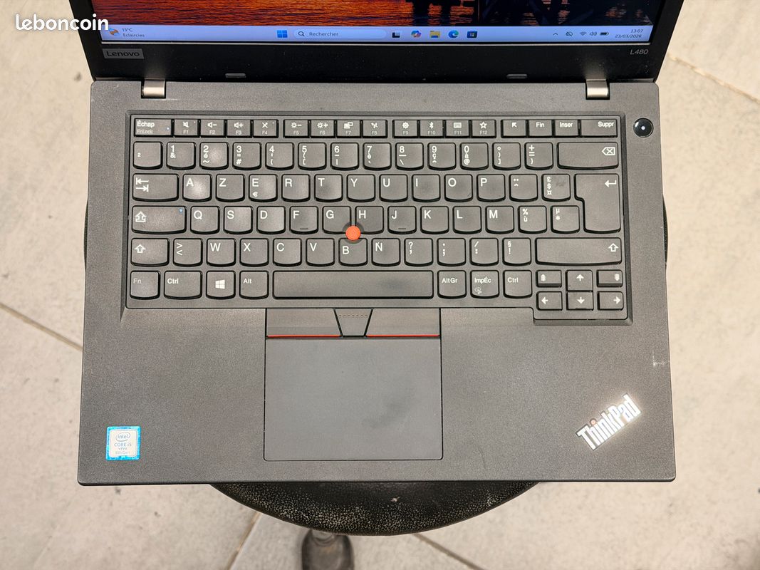 Lenovo ThinkPad L480 I5 8Go SSD 256Go 14 Pouces - Windows 10 Pro - Très Propre