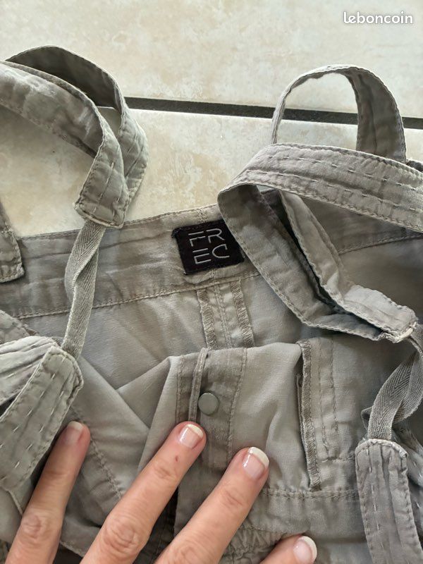 Robe Fred Sabatier bague foncé coton taille 38 Vêtements