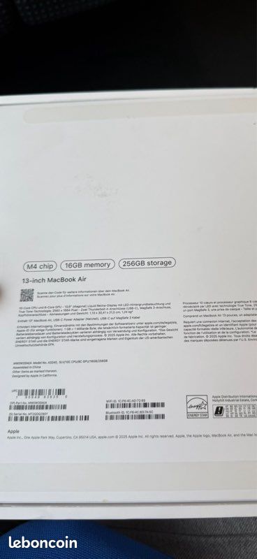 MacBook Air M4 256 gb (image 2)