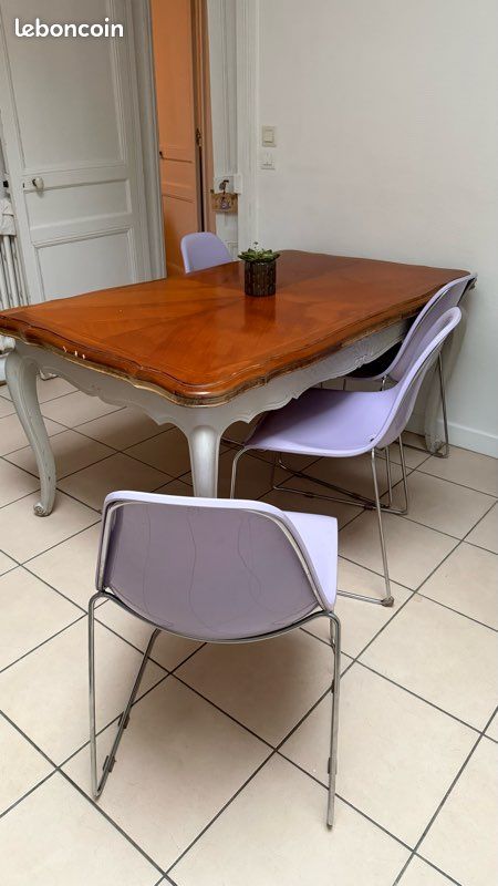 Chaise pliable bois blanc (image 3)