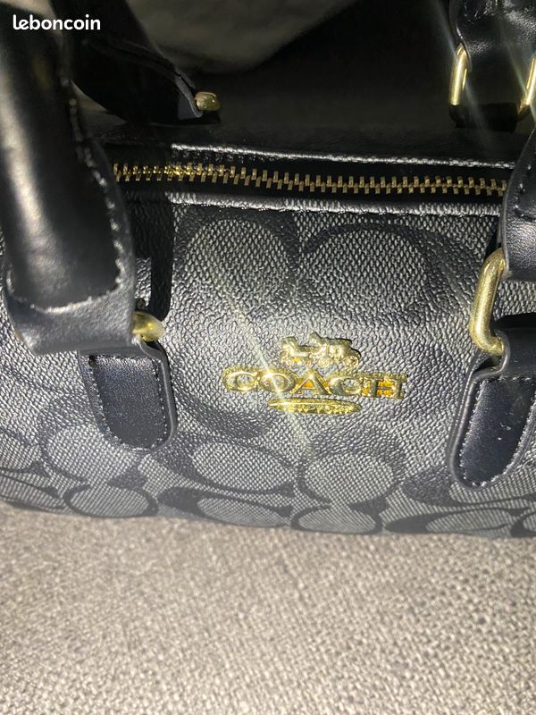 Sac noir coach (image 6)