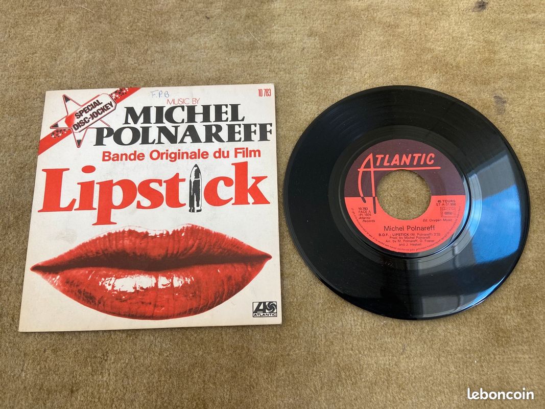Michel Polnareff Lipstick 45 tours (image 1)