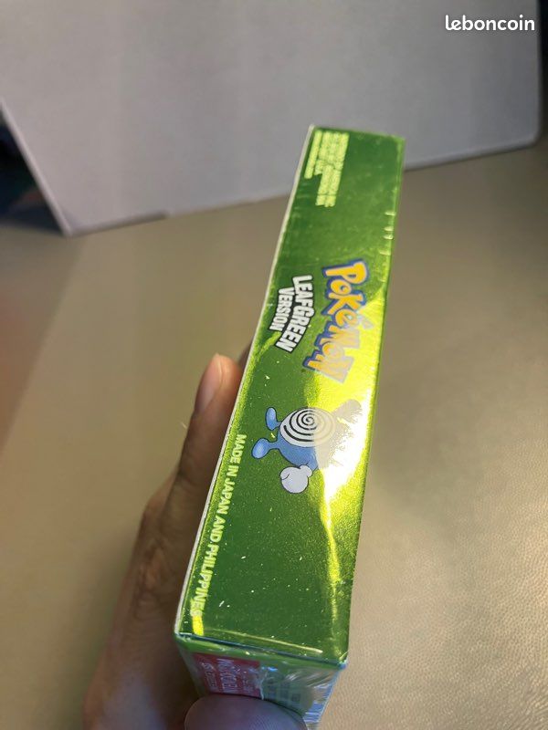 Pokémon Version Vert Feuille – Game Boy Advance – Anglais (UK), 2001