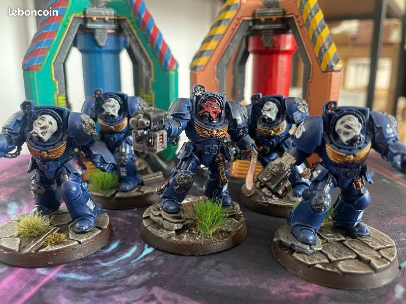 Warhammer 40k – Escouade Terminator Space Marine (occasion, Game Workshop)