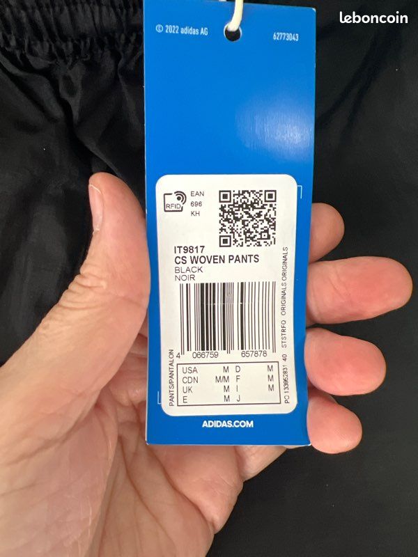 Pantalon de survêtement Adidas noir – (image 6)