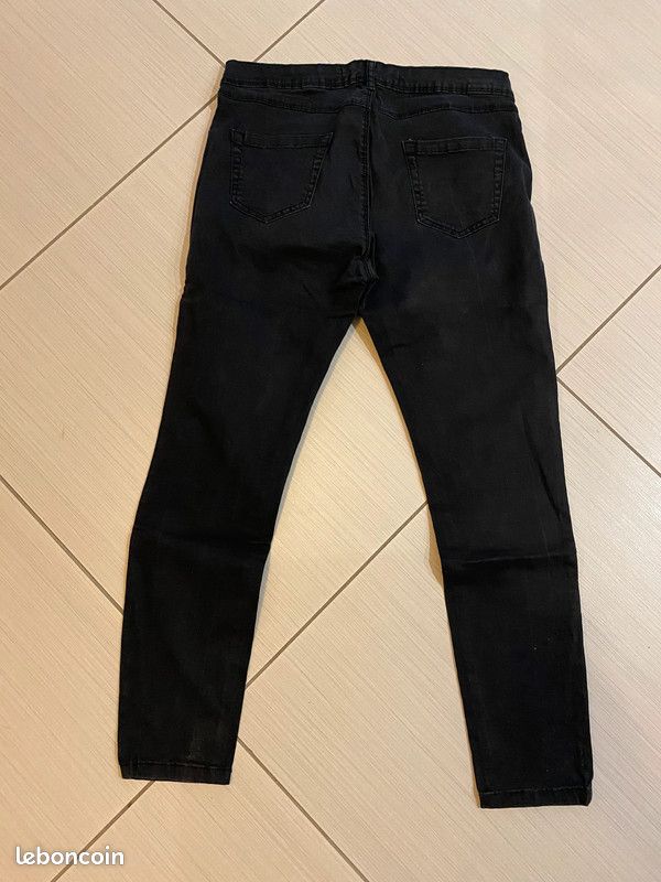Pantalon Skinny noir (image 3)