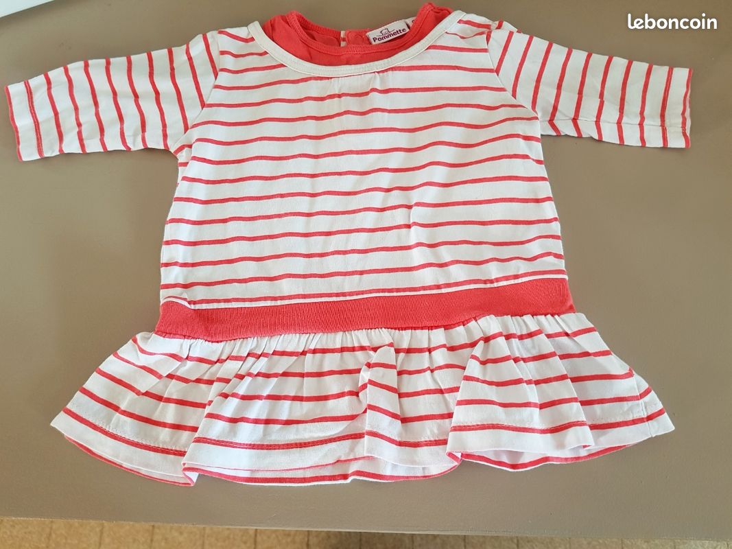 Lot de Vêtements bébé fille 9 mois (0,50) (image 2)