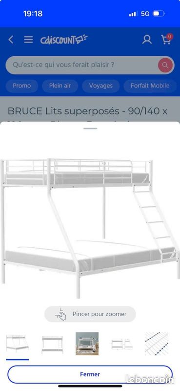 Vend lit superposé (image 1)