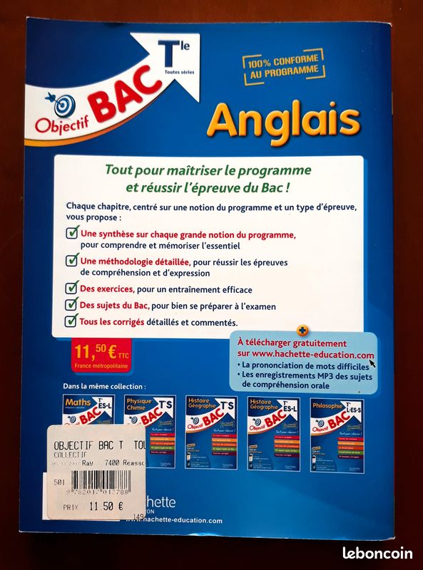 Objectif BAC Anglais Terminale Toutes séries de Karine FONTAINE. Hachette Livre 2017 (image 5)
