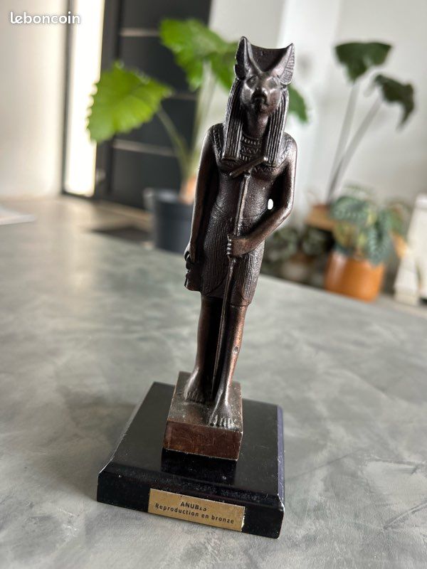 Sculpture / figurine reproduction Anubis en bronze (image 6)