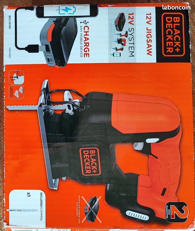 Scie sauteuse Black et Decker 12v (image 2)