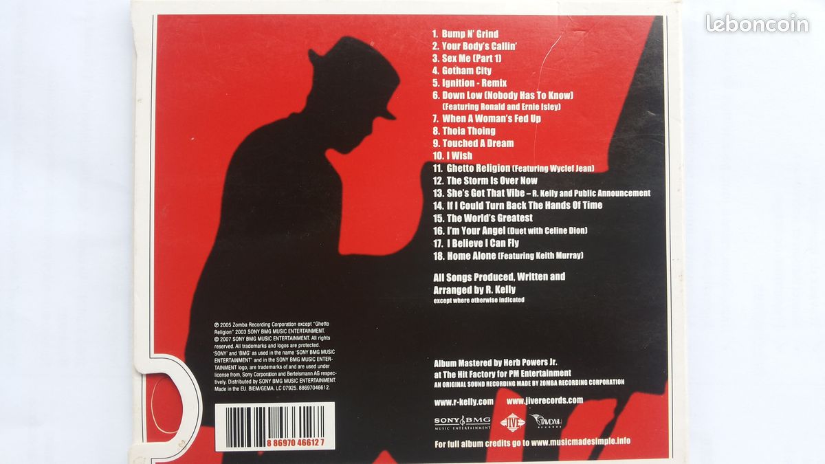 CD R.Kelly - The R. In R&B Collection, Vol. 1 (image 2)