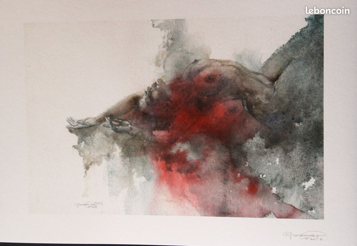 Nebuleuse, estampe sensuelle signee Giovanna Casotto (image 2)