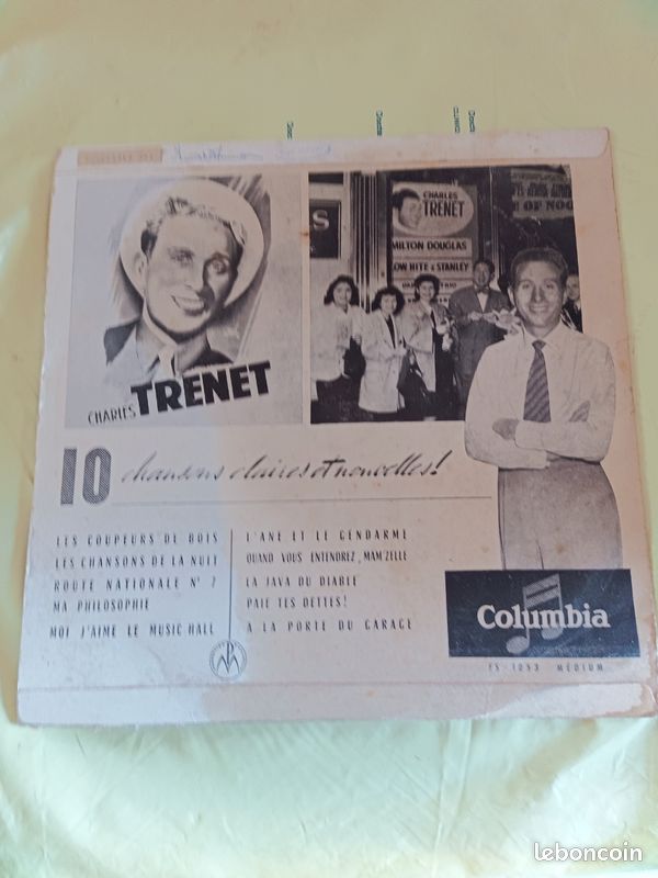 Disque 33 tours Charles Trenet (image 2)