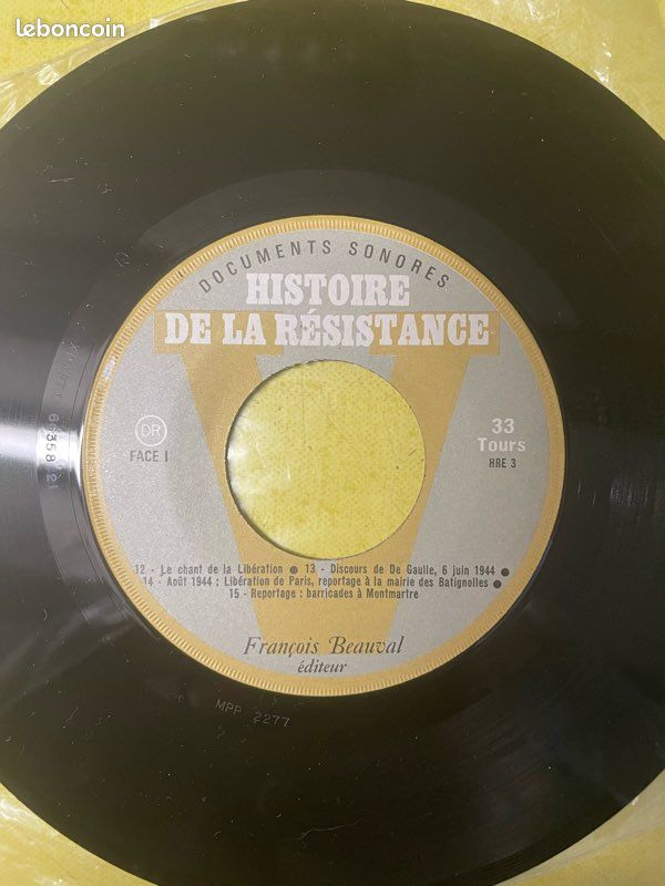 33 tours histoire de la résistance (image 4)