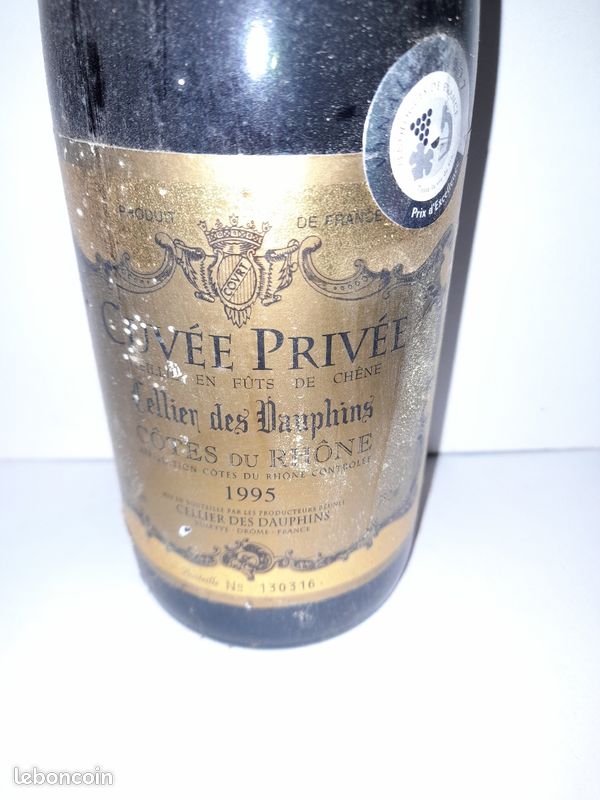 Bouteille neuve cellier des dauphins Cuvée privée 1995 (image 1)
