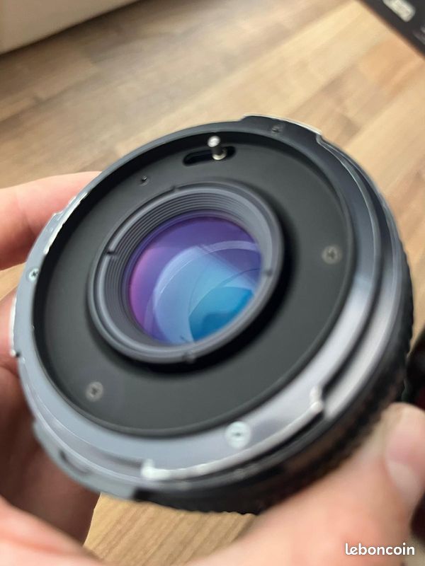 Mamiya 645 Super Avec AE Finder Sekor C 80mm F/2.8 – Sangle Et Bouchon – Très Bon état