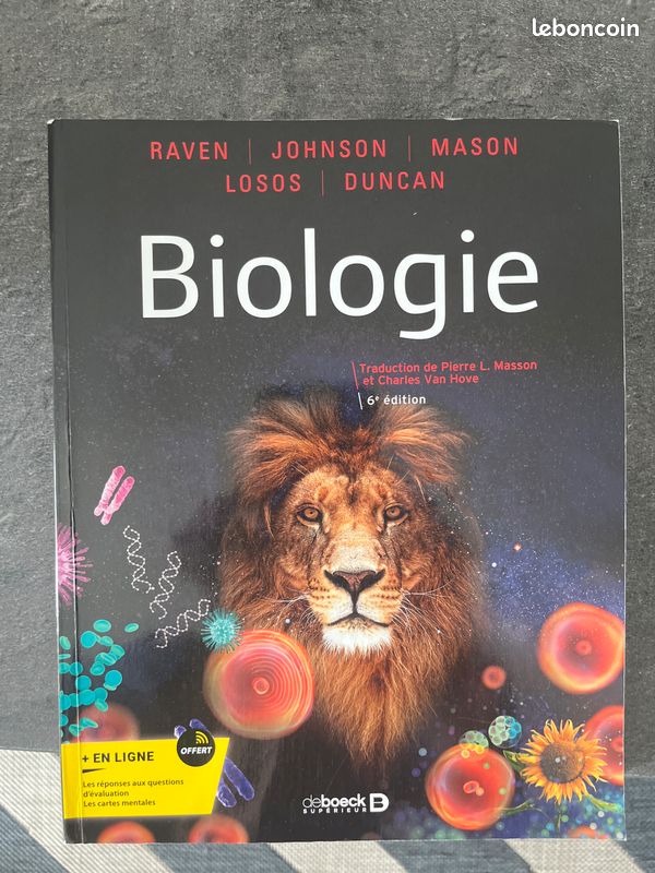Biologie 6eme edition Raven (image 1)